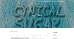 Desktop Screenshot of cynicalsugar.com